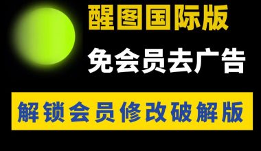 醒图国际版，永久VIP权限，跳过登录直接下载 -互联网项目分析基地-创业兼职副业 快讯站