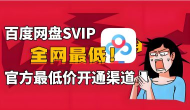 官方最低价开通百度网盘SVIP渠道地址 -互联网项目分析基地-创业兼职副业 快讯站