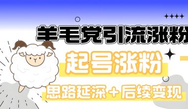 羊毛党群体的引流与变现转化–吸引小白快速引流 -互联网项目分析基地-创业兼职副业 快讯站
